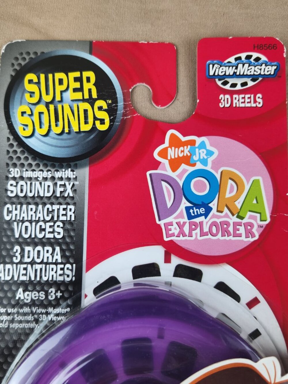 3D Viewmaster Reels (3) Nick Jr Super Sounds Dora The Explorer